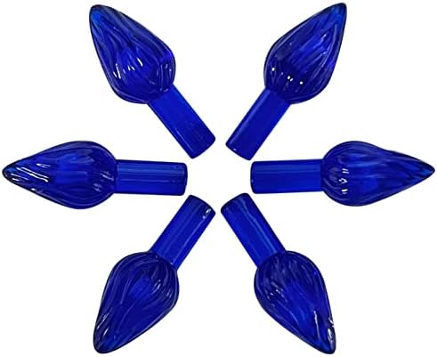Керамични гирлянди за коледната елха National Artcraft® В стил Medium Twist - Синьо (144 бр.)