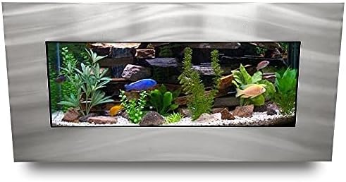 Стенен аквариум Aussie Aquariums 2.0 - Skyline - Сребриста неръждаема стомана
