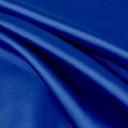 Плат от изкуствена коприна Payton Royal Blue с минимална еластичност, сатен плат Charmeuse, двор - 10017