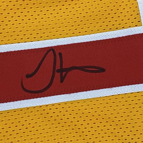С автограф / Подпис Тайрик Хил Канзас Сити Жълта Футболна Фланелка JSA COA