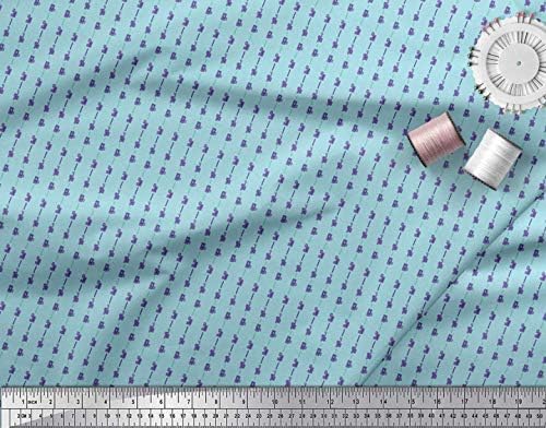 Плат Soimoi полиестер жоржет Абстрактна рубашечная плат с принтом ширина 1 ярд 52 инча