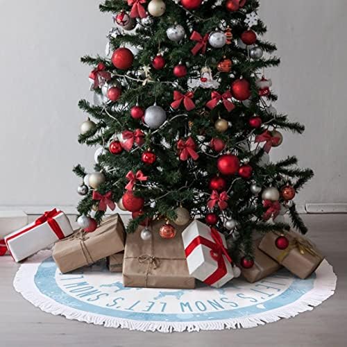 Пола във вид на Елхи, 30 Коледен Мат с Коледни Декорации във формата на Силует на Куче с Пискюл, Подложка под