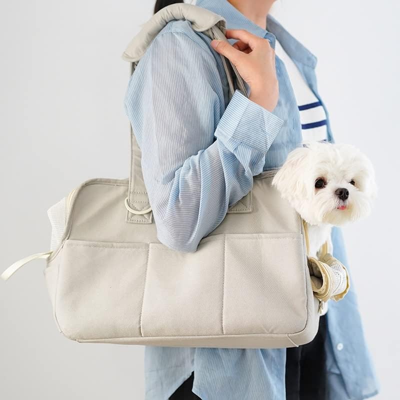 ZSEDP Puppy Go Out Преносима чанта през рамо, чанта за кучета, стоки за домашни котки, стоки за кучета, подходящ за малки кучета