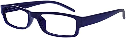 Очила за четене OPULIZE Асо, 6 от Опаковки, Класически и Ежедневни Тесни Рамки, Устойчиви На Надраскване Кутия