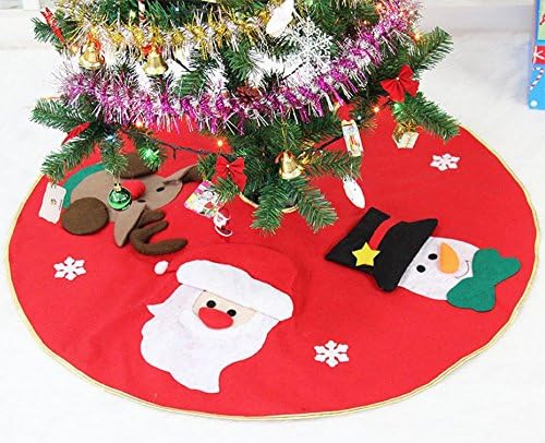 Декорация на Поли Коледно K JINGKELAI за Коледното Празнично Парти Дядо коледа, Снежен човек и Северен Елен