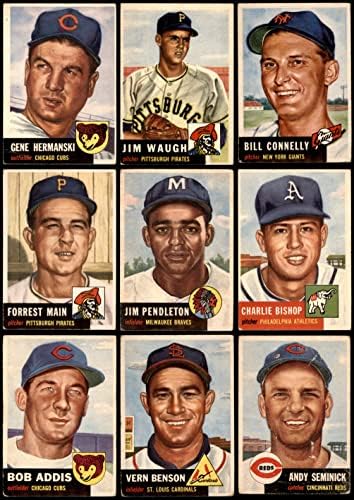 1953 Topps Бейзболен Стартов пакет от 25 карти /Лот (Бейзболен набиране) GD+