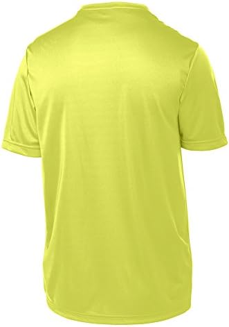 Спортни тениски Joe's USA All Sport Неонового на цвят, с висока видимост, размери XS-4XL
