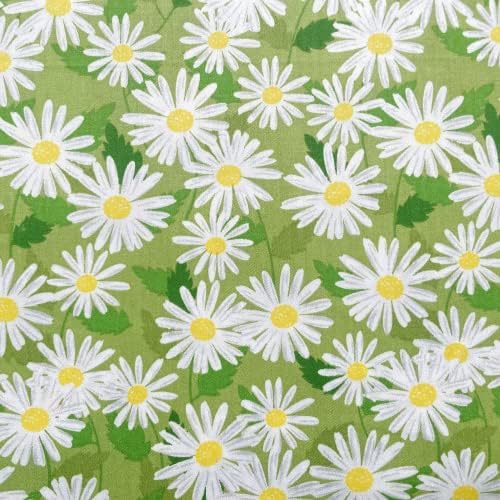 Квадрати от пролетта на готовата тъкан 5x5, Очарователен комплекти със зелени маргаритками за Капитониране 5