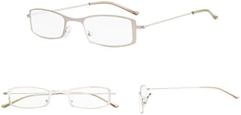 Очила за четене GUD 8 Двойки Леки Класически Правоъгълни Ридеров за Мъже и Жени +2,75