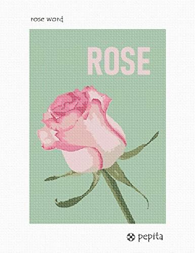 Платно за бродиране Пепиты: Rose дума, 7 x 10
