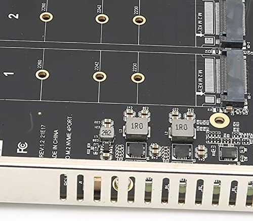 Адаптер Zunate M. 2 NVME за PCIe X16, Такса разширяване Четец на Датчиците на твърдия диск с ключ M, такса разширяване