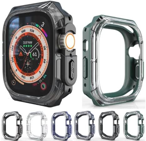 за Apple Watch iWatch Ultra Серия 8/7 Сверхпрочный калъф-броня от полиуретан, със защита от надраскване 45-49 мм, общ защитен