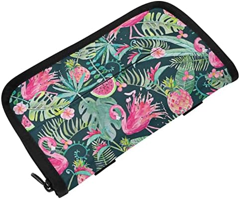 Кола за Салфетки Тропически Години-Фламинго-Цветен Диспенсер За хартиени Кърпички Държач За Кърпички Калъф за