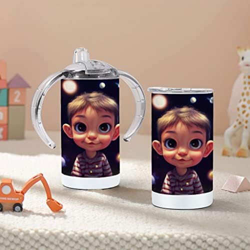 Galaxy Boy Sippy Cup - Тематични Детски Sippy-Купа - Графичен Sippy-купа