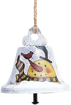 Коледа подправени камбанка елха, Снежен човек висящи звънчета декорация висулка YE8
