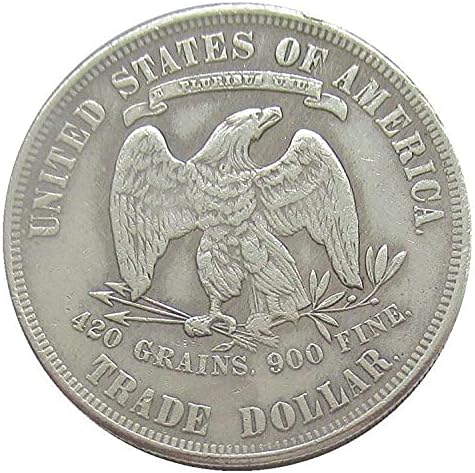 Реплика Възпоменателни монети Монета 1885 сребърно покритие Възпоменателна Монета Любителски Колекция Декорация на Дома за