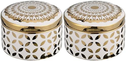 Alipis 2 бр. кутия за Бижута Кухненски Плот Дисплей За Съхранение Съкровище на Притежателя Керамика Мулти-Разни