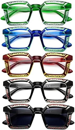 Eyekepper 5-pack Очила за четене за Жени с Цветен Модел За Четене