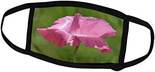 3dRose PS Flowers - Красивите цветя - Розов Исландски Мак - Цветен принт - Маска за лице (fm_60965_1)