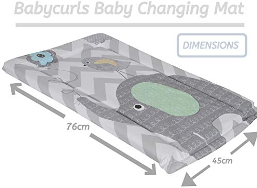 Подложка за свободни Babycurls с поролоновыми вдигнати меки ръбове за бебета от раждането и по-горе, протираемый и непромокаема