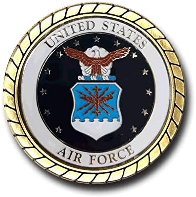 8-аз съм Осми монета със стария логото на Военно-въздушните сили на САЩ Официално лицензирани