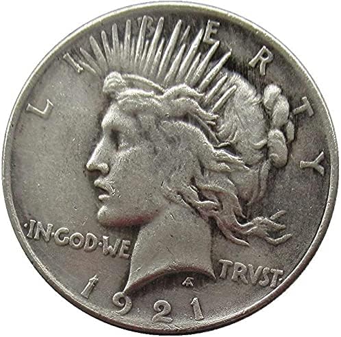 US $1 Peace Pigeon 1921 сребърно покритие Копие на Възпоменателни монети