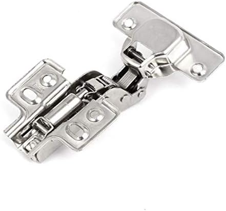 Нов Lon0167 дължина 107 mm Със Скрити самозакрывающимися надеждни вставными панти за вратите на гардероба сребрист