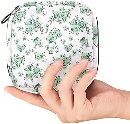 Чанта За съхранение на Хигиенни Кърпички, Периодична Чанта, Чанта за Тампони, Косметичка, Безшевни Модел под формата На Зелена