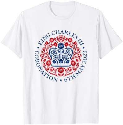 Тениска с Предмета на Нещата Британския крал Чарлз III Царе Coronation 2023