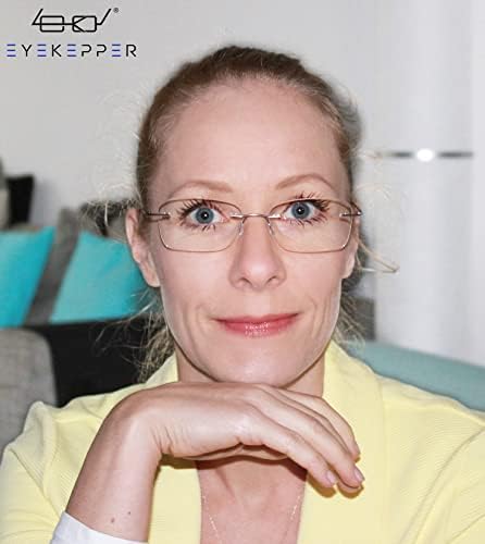 Дамски очила за четене без рамки Eyekepper - Леки Ридеры без рамки за жени