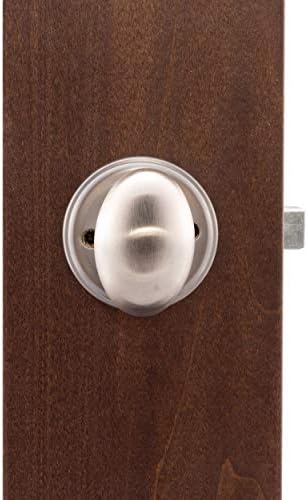 Врата копчето Copper Creek EK2090BC Egg, Функция Сляпо, 1 Опаковка, черен цвят