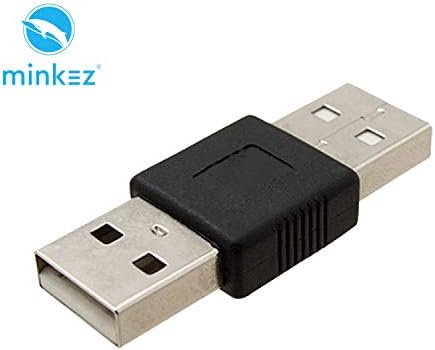 MINKEZ USBMM Конектор USB 2.0 Тип A за свързване на USB-адаптер от мъжете на мъжа