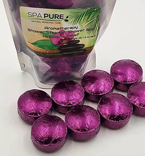 Ароматерапия за облекчаване на главоболие Spa Pure: Бомбочки за душ от САЩ, произведено от натурални етерични масла