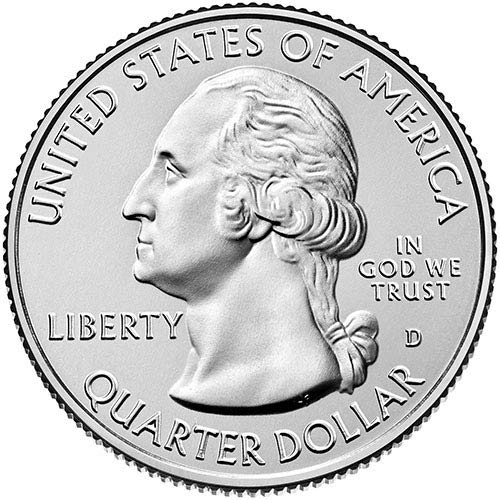 D BU Shawnee Illinois National Forest NP Quarter Choice Необращенный монетен двор на САЩ