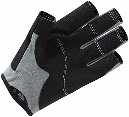 Ръкавици за плаване Гил Deckhand - Кратък пръст, с пръсти, с дължина 3/4 инча - 50+ uv Защита и Водоустойчива средство