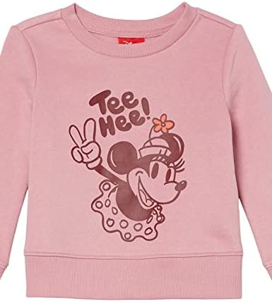 Голям, мек вълнен плат Пуловер за момичета Essentials от Disney Star Wars Marvel Princess Crew Sweatshirt