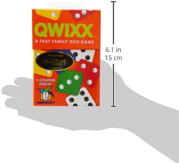 Gamewright Qwixx - Бързо Семейна игра на зарове, многоцветни, 5