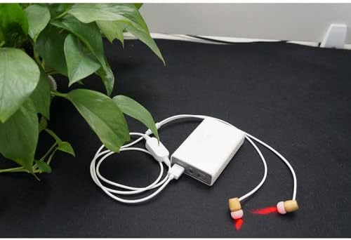 Устройство за терапия с Червена светлина USB Студен ниско ниво 650нм Инфрачервен Уред за Лечение на Тимпанита, Шум в Ушите,