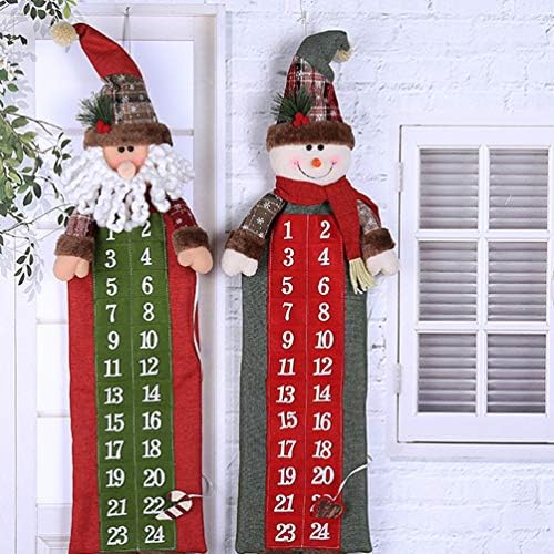 Коледен Адвент-Календар, Стенен Адвент-Календар на Дядо Коледа, за многократна употреба Коледен Календар за