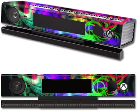 Защитно vinyl стикер MightySkins за Microsoft Xbox One Kinect, body wrap, скинове с неонови пръски