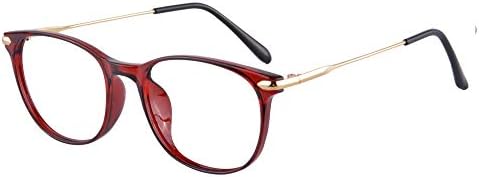 Дамски очила за четене MEDOLONG с анти-синя светлина, без главоболие Лещи в рамките TR90-LH6511 (C4, анти-син, 275)