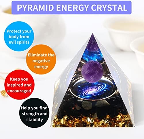 MXiiXM Ръчна работа, Оргоновая Пирамида за получаване на положителна енергия, Пирамида Обхват от Кристали