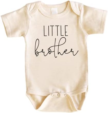 Bump and Beyond Designs Риза за малки братя, за момчета Обява за раждане на детето