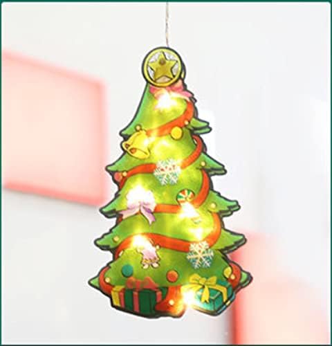 luckymeet Коледни Декоративни Светлини, Празнична аранжировка на Витрини на Магазина Макет на Сцената Лампа за Присоске дрънкулки