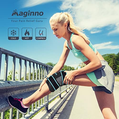 Обвиване на тялото с лед на коляното Maginno при наранявания на коляното, с възможност за многократна употреба -