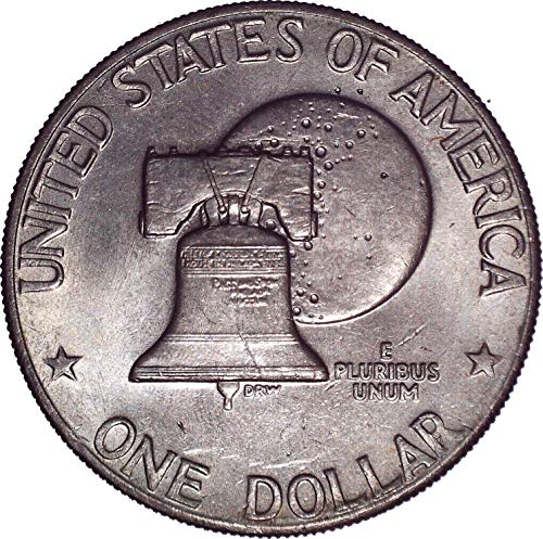 1976 Долар Эйзенхоу Айк 1 долар В необращенном формата на