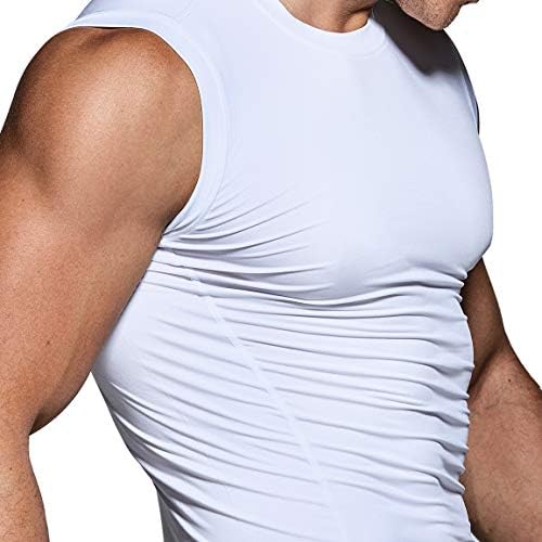 Мъжки спортни Ризи Без ръкави TSLA В опаковки по 1 или 3 парчета, Компресия Ризи за джогинг Суха засаждане, Майк За