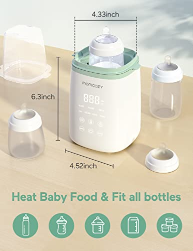 Momcozy Smart Нагревател за бебешки шишета, Бърз нагревател на детското мляко с Прецизен контрол на температурата