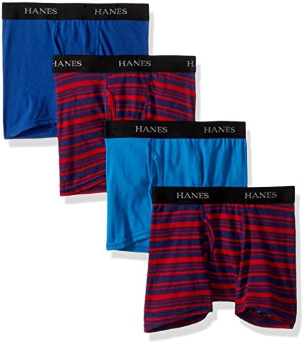 Къси панталони-боксерки за момчета Hanes ' Big Ultimate Dyed Boxer Brief 4-Pack