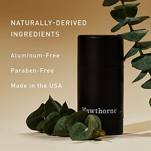 Естествен мъжки Дезодорант Hawthorne, Нежна формула без алуминий за предотвратяване на миризми на тялото с кокосово